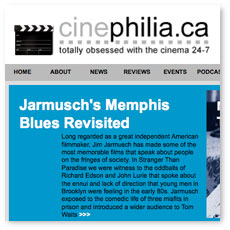 cinephilia website main page